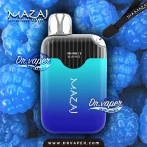 mazaj blue razz 4500puffs | سحبه مزاج 4500 موش توت ازرق انفنتي