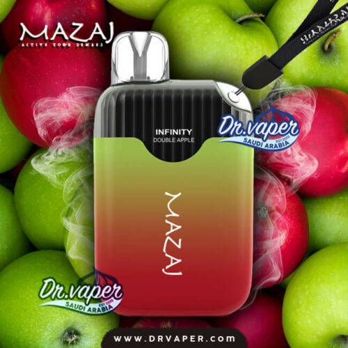 mazaj double apple 4500puffs | سحبه مزاج 4500 موش تفاحتين انفنتي