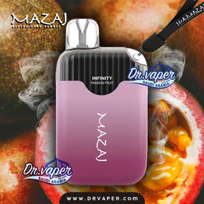 سحبه مزاج 4500 موش باشن فروت انفنتي | mazaj passion fruit 4500puffs