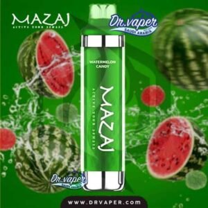 mazaj watermelon candy 8000puffs | سحبه مزاج حلاوة بطيخ 8000 موش