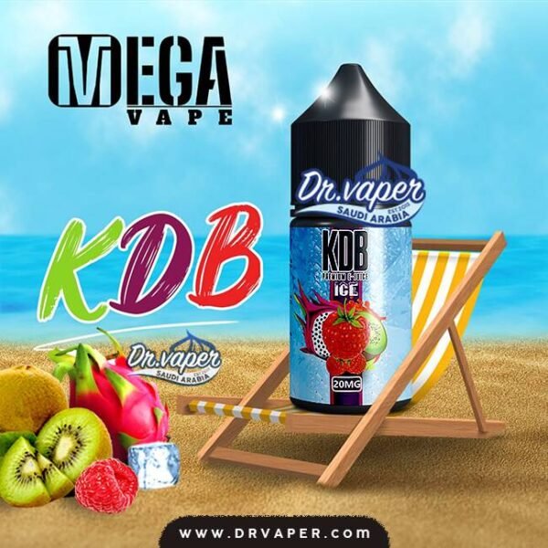 نكهة ميجا كي دي بي ايس سولت 30 مل | mega Kiwi Dragon fruit Berry ice salt nicotine 30ml