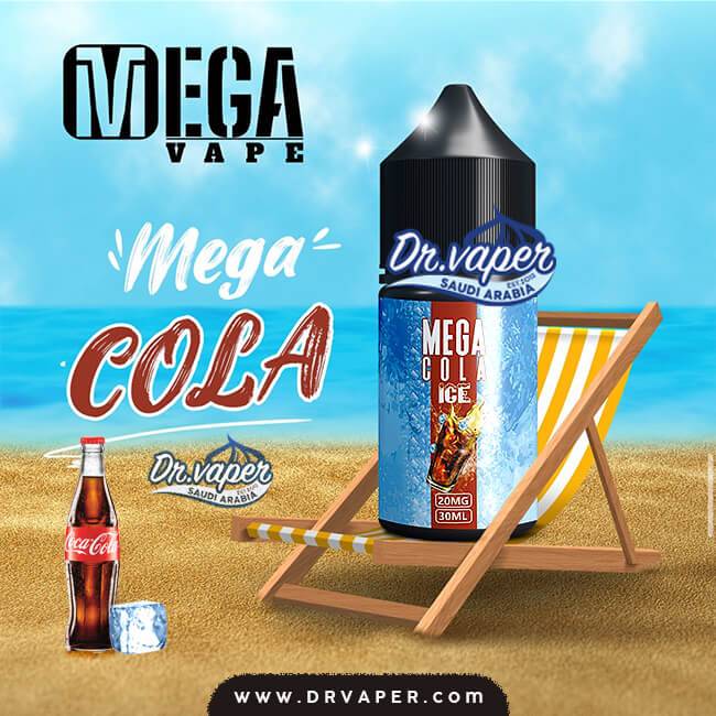 نكهة ميجا كولا ايس سولت 30 مل | mega cola ice salt nicotine 30ml