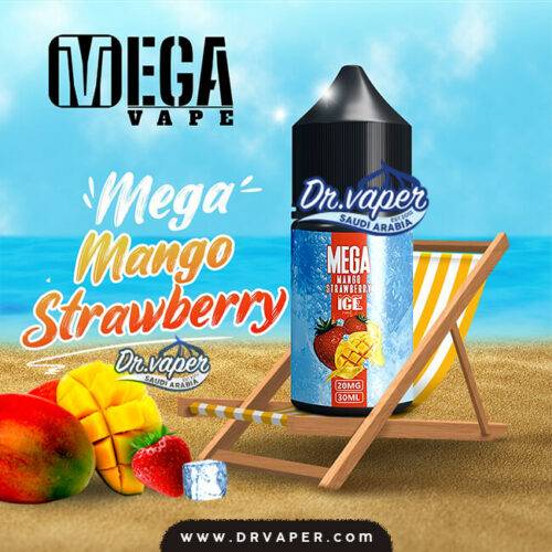 mega mango strawberry ice salt nicotine 30ml | نكهة ميجا مانجو فراولة ايس سولت 30 مل