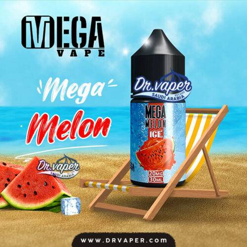 mega melon ice salt nicotine 30ml | نكهة ميجا بطيخ ايس سولت نيكوتين 30 مل