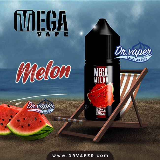 نكهة ميجا بطيخ سولت نيكوتين 30 مل | mega melon salt nicotine 30ml