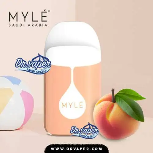 سحبه مايلي مايكرو 1000 موش خوخ جورجيا | myle MICRO DISPOSABLE DEVICE 1000 puffs GEORGIA PEACH