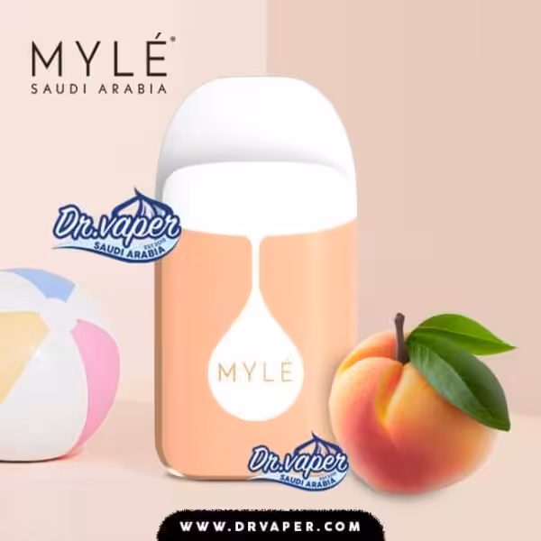 سحبه مايلي مايكرو 1000 موش خوخ جورجيا | myle MICRO DISPOSABLE DEVICE 1000 puffs GEORGIA PEACH