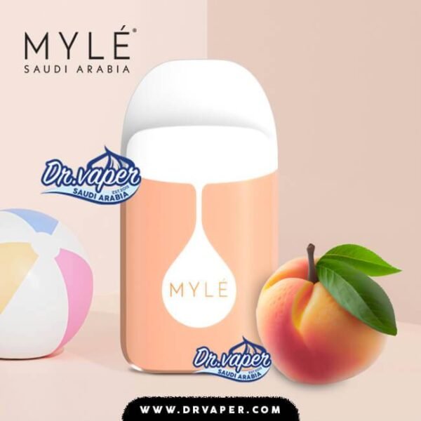 myle MICRO DISPOSABLE DEVICE 1000 puffs GEORGIA PEACH | سحبه مايلي مايكرو 1000 موش خوخ جورجيا