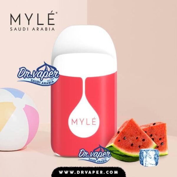 myle MICRO DISPOSABLE DEVICE 1000 puffs iced watermelon | سحبه مايلي مايكرو 1000 موش بطيخ ايس