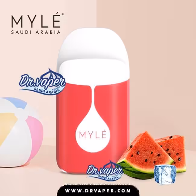 سحبه مايلي مايكرو 1000 موش بطيخ ايس | myle MICRO DISPOSABLE DEVICE 1000 puffs iced watermelon