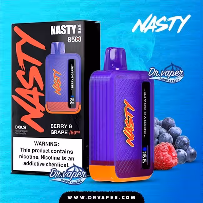 سحبة ناستي 8500 موش عنب توت | Nasty berry grape 8500