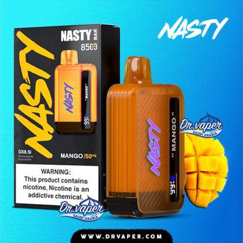 Nasty mango 8500 puffs Disposable pod | سحبة ناستي 8500 موش مانجو