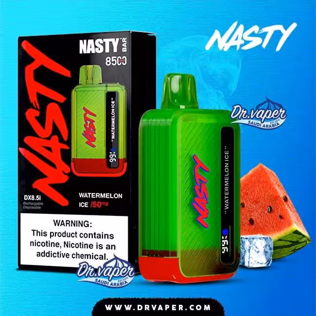 سحبة ناستي 8500 موش بطيخ ايس | Nasty watermelon ice 8500