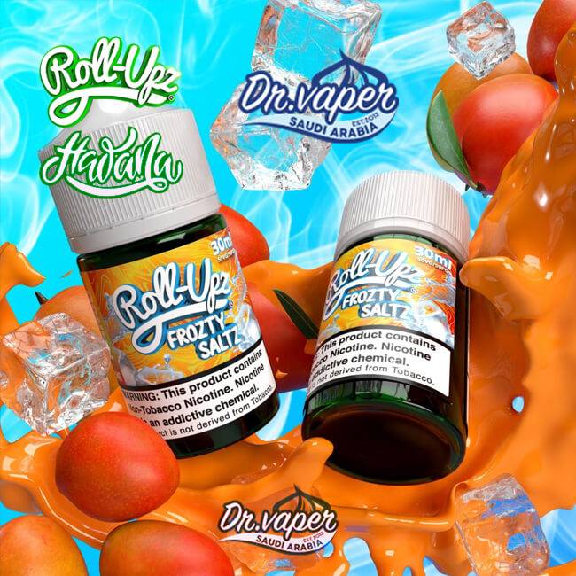 نكهة رول ابز مانجو ايس سولت 30 مل هوانا | rollupz mango ice salt nicotine 30ml