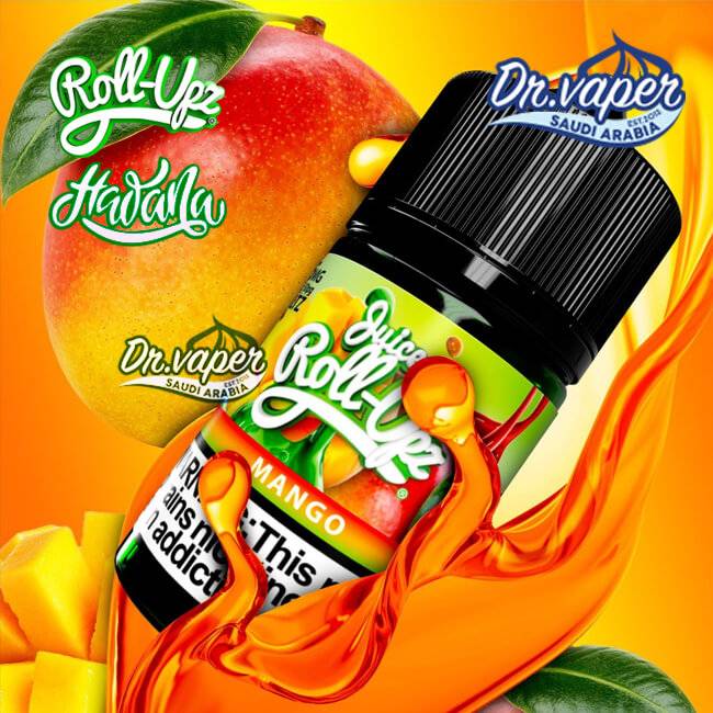 نكهة رول ابز بنك مانجو سولت 30 مل هوانا | rollupz mango salt nicotine 30ml