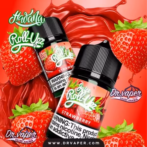نكهة رول ابز فراوله سولت 30 مل هوانا | roll upz Strawberry salt nicotine 30ml