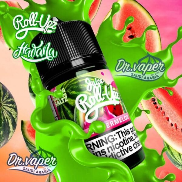 نكهة رول ابز بطيخ سولت 30 مل هوانا | roll upz watermelon salt nicotine 30ml hawna نكهة رول ابز بطيخ سولت 30 مل هوانا | roll upz watermelon salt nicotine 30ml hawna