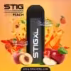 سحبة ستيج تفاح خوخ اكس لارج 700 موش | stig xl apple peach 700puffs