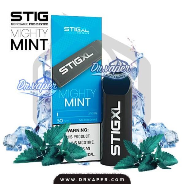 سحبة ستيج مايتي مينت نعناع ايس اكس لارج 700 موش علبه | stig xl mighty mint 700puffs box سحبة ستيج مايتي مينت نعناع ايس اكس لارج 700 موش علبه | stig xl mighty mint 700puffs box