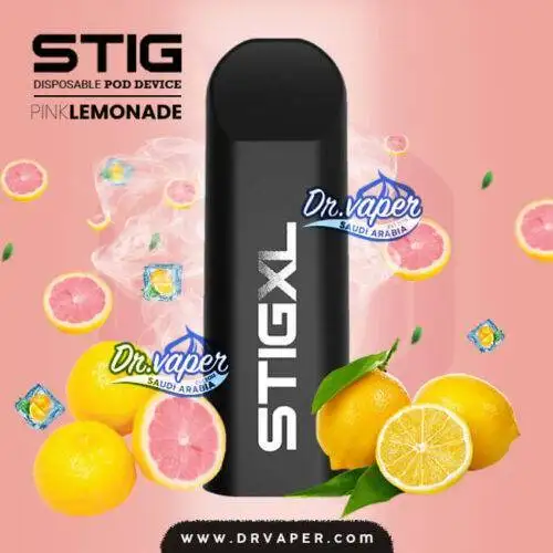 سحبة ستيج ليمون وردي اكس لارج 700 موش | stig xl pink lemonade 700puffs