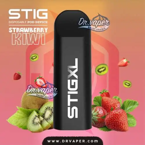 سحبة ستيج فراوله كيوي اكس لارج 700 موش Stig XL | stig xl strawberry kiwi 700puffs