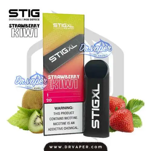 سحبة ستيج فراوله كيوي اكس لارج 700 موش اعلان | stig xl strawberry kiwi 700puffs poster