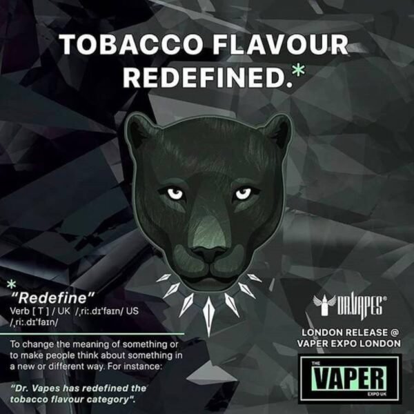 دكتور فيب بلاك بانثر 120 مل تصميم | dr vapes black panther 120ml pic