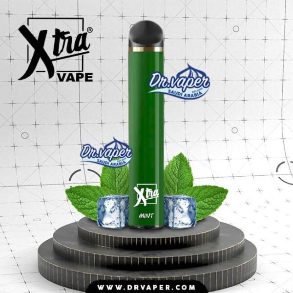 شيشه الكترونيه اكسترا 1500 موش نعناع | xtra disposable 1500puff mint
