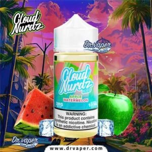 Cloud Nurdz Watermelon Apple Ice 100ML E-liquid Dr vape