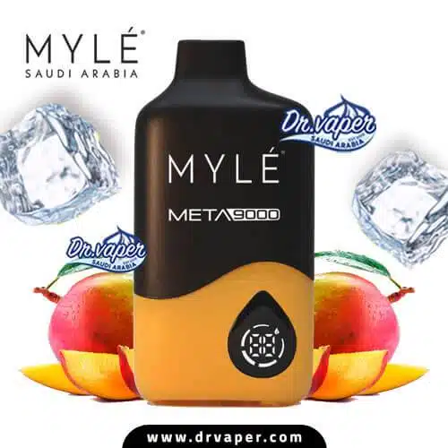 مايلي ميتا 9000 سحبة مانجو ايس مايلي ميتا 9000 سحبة مانجو ايس | MYLE META 9000 DISPOSABLE FROZEN MANGO