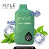 مايلي ميتا 9000 سحبة نعناع ايس | MYLE META 9000 DISPOSABLE ICED MINT