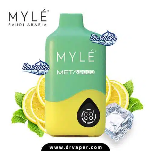 مايلي ميتا 9000 سحبة ليمون نعناع مايلي ميتا 9000 سحبة ليمون نعناع | MYLE META 9000 DISPOSABLE LEMON MINT