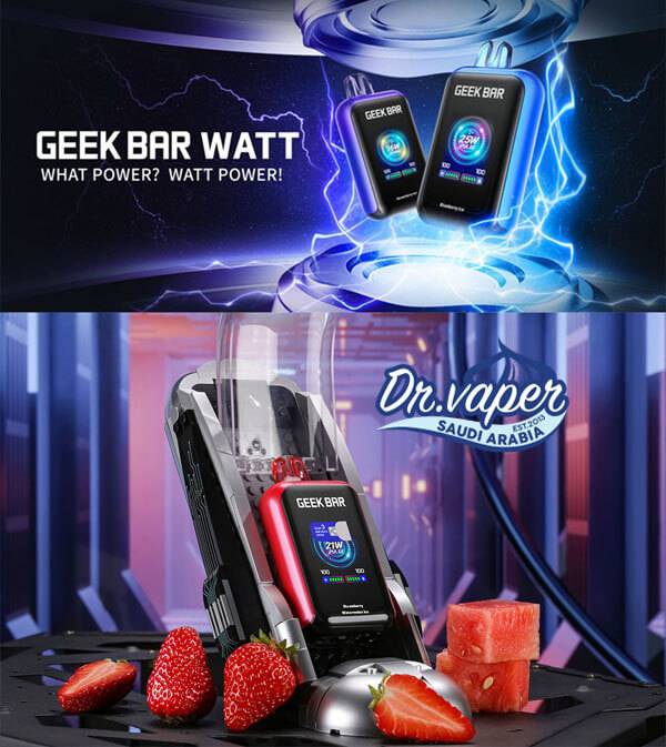 Geek Bar Watt 23000 puffs Disposable vape saudi