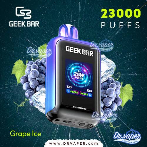 geek bar grape ice 23000puffs saudi vape