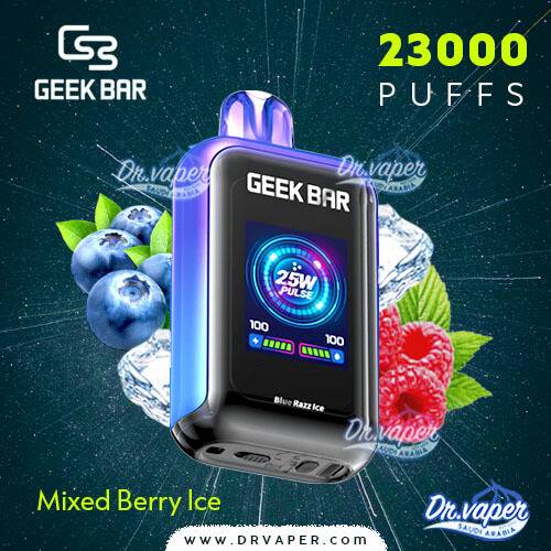 geek bar mixed berry ice 23000puffs saudi vape