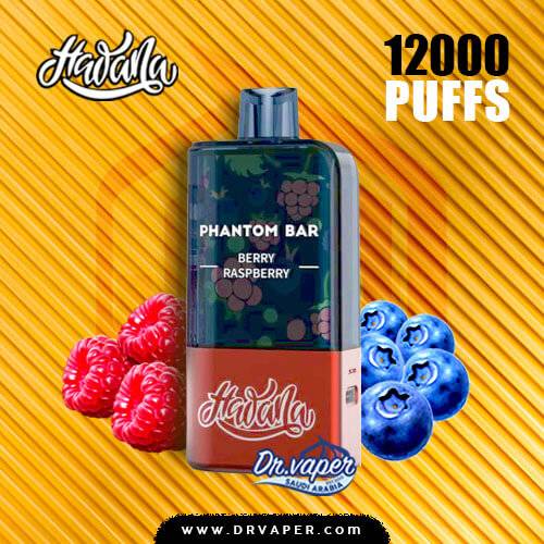 hawana phantom bar berry raspberry 12000puffs
