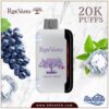 سحبة-ripe-vapes-20k-نكهة-عنب-بارد سحبة Ripe Vapes 20k نكهة عنب بارد Grape Freez مع شاشة ذكية