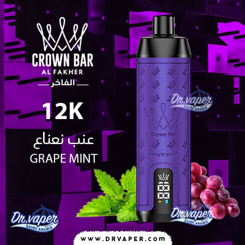 Al Fakher 12000 puffs Crown Bar grape mint