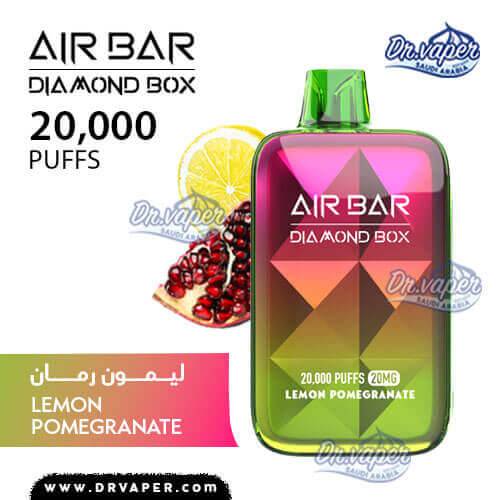 سحبة ايربار ليمون رمان 20000 موش دايموند AIR BAR دكتور فيب