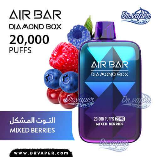 airbar-mixed-berries-20000puffs-diamond-disposable-pod AIR BAR mixed berries Diamond Box 20000puffs Disposable pod