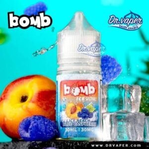 BOMB Peach Blue Raspberry Ice SaltNic 30ml