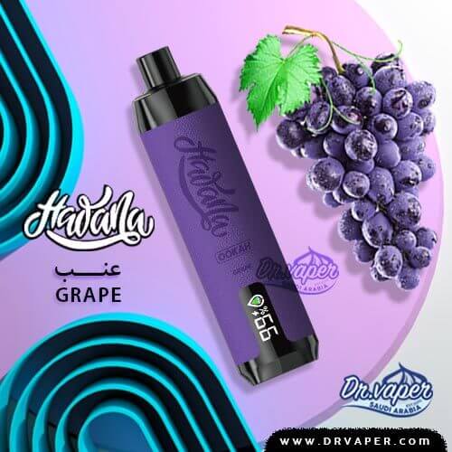 hawana 17000 ookah grape saudi vape