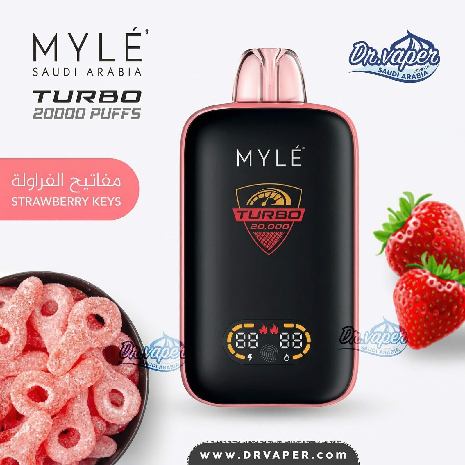 myle vape pods strawberry Turbo 20000 Puffs | All Original Flavors Flavor:Cola Lime Smoking and Vaping Age USB-C Rechargeable