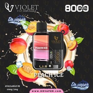 VIOLET 8000 Puffs Disposable Vape peach ice