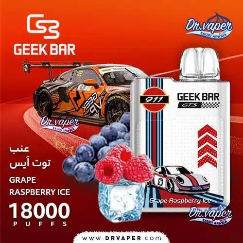 geek-bar-18000-puffs-911-grape-raspberry-ice Geek Bar 911 Disposable 18000 Puffs grape raspberry ice