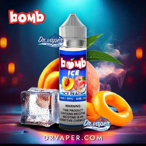 bomb-peach-ice-60ml Bomb Peach Ice 60 ml