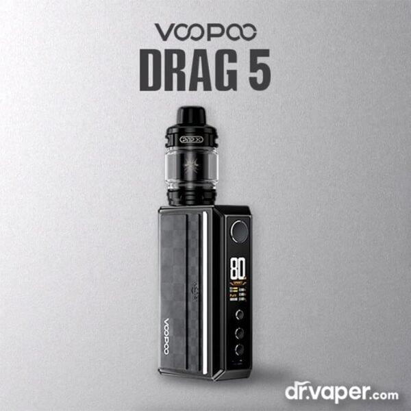 جهاز فوبو دراق 5 (Voopoo Drag 5) الأصلي بقوة 177 واط - متجر دكتور فيب السعودية