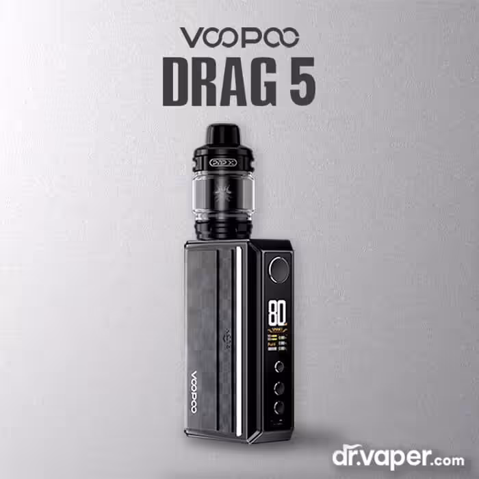 جهاز فوبو دراق 5 (Voopoo Drag 5) الأصلي بقوة 177 واط - متجر دكتور فيب السعودية