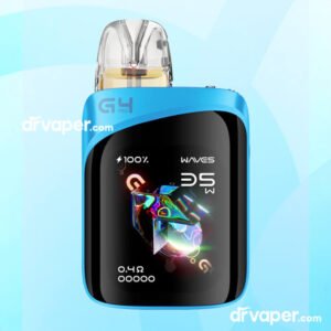 Image of the Caliburn G4 Pro Koko pod with a smart touchscreen, available at Dr Vape Saudi Arabia.