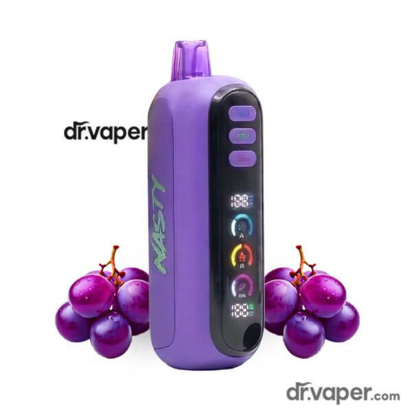nasty-mod-x-55k-grape-dr-vape-ksa صورة توضيحية لجهاز سحبة ناستي مود اكس 55000 موشة بنكهة العنب (Grape) من متجر دكتور فيب السعودية.
